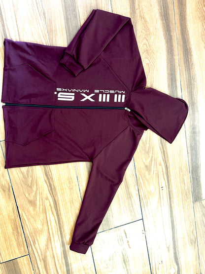 Athleisure Hoodie Full sleeves MAROON