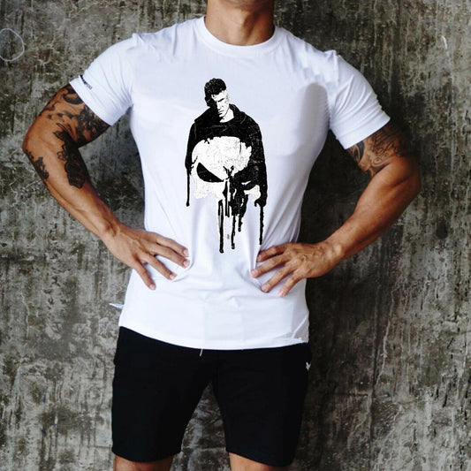 Punisher Signature White short sleeve tshirt