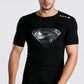 SUPER MAN Black  short sleeve tshirt